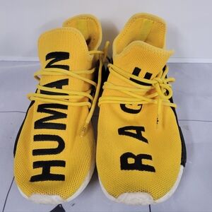 Rare Adidas x Pharrell Williams Human Race NMD Yellow HU Mesh Slip Ins Men’s 11